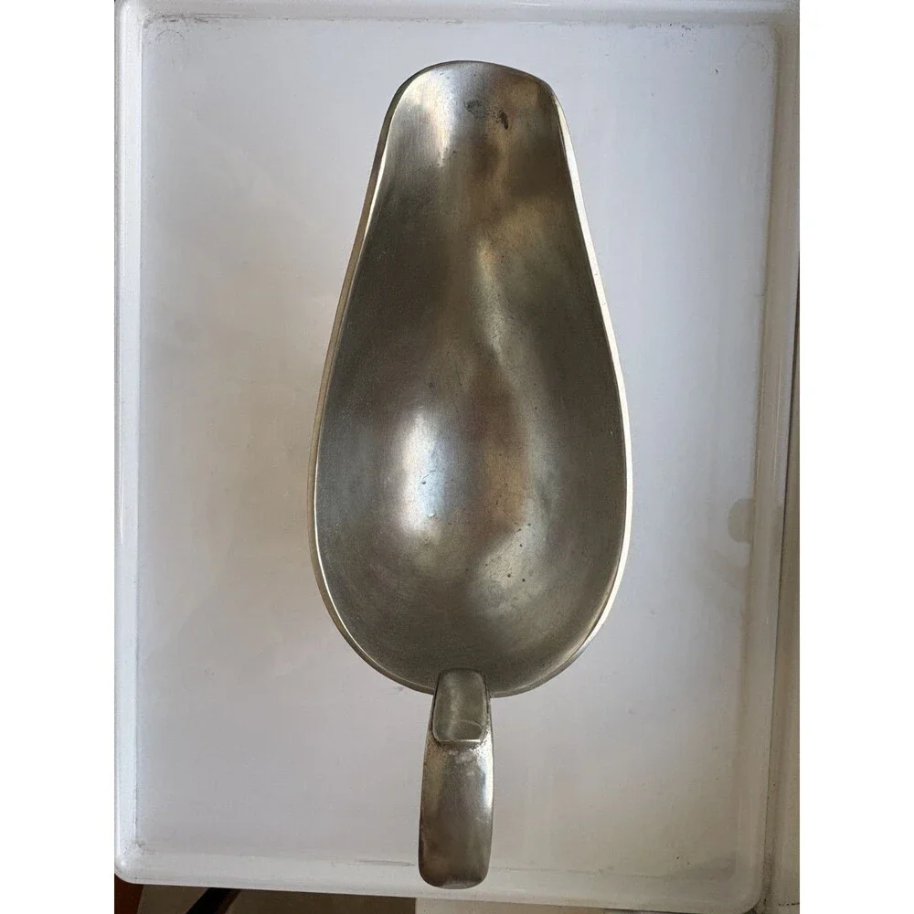 MATCH Italian made Pewter Gravy Boat $273.‎ Medium size - Excellent condition